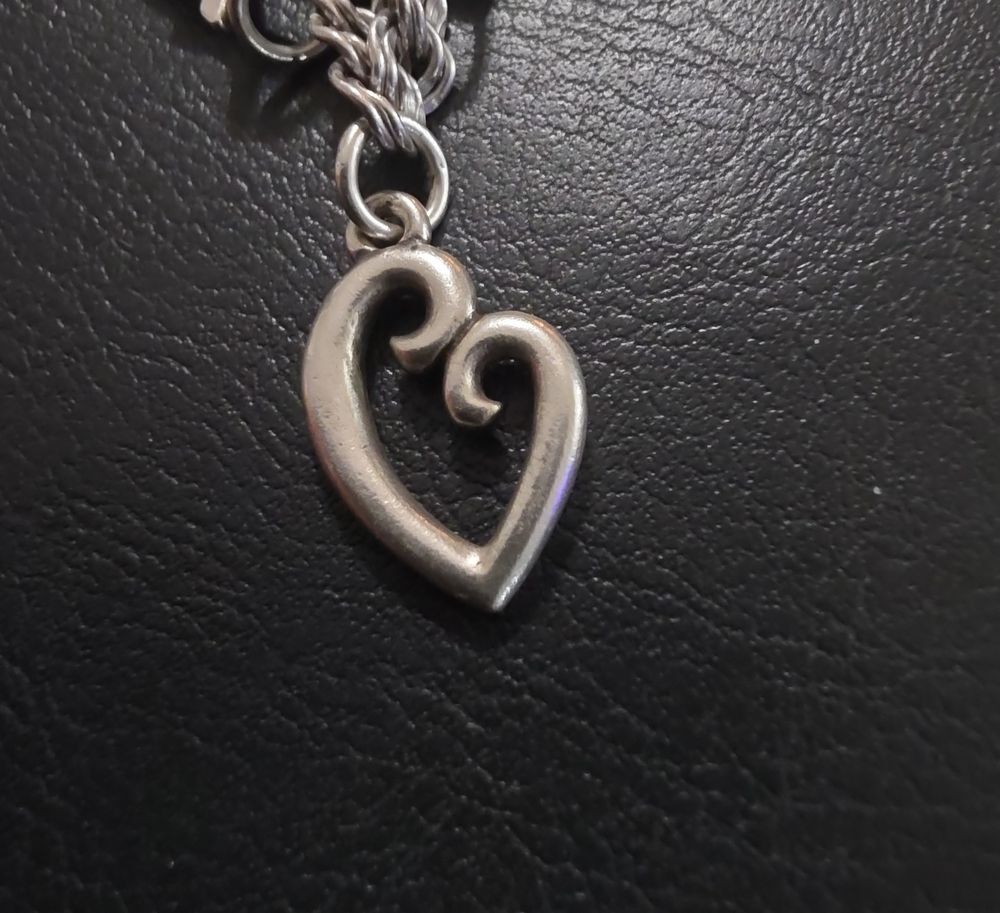 James Avery Silver Open Heart Charm